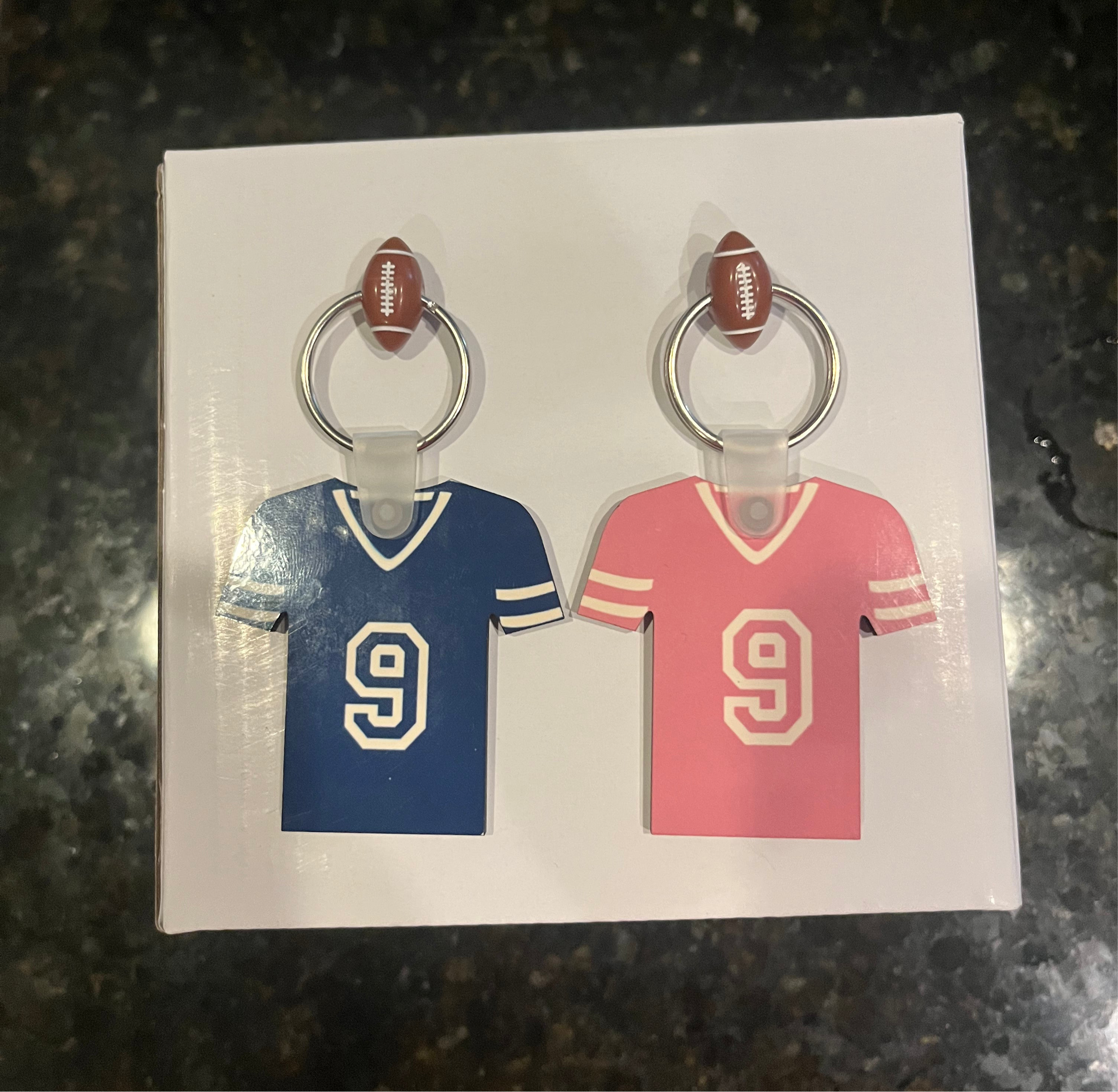 Jersey keychains