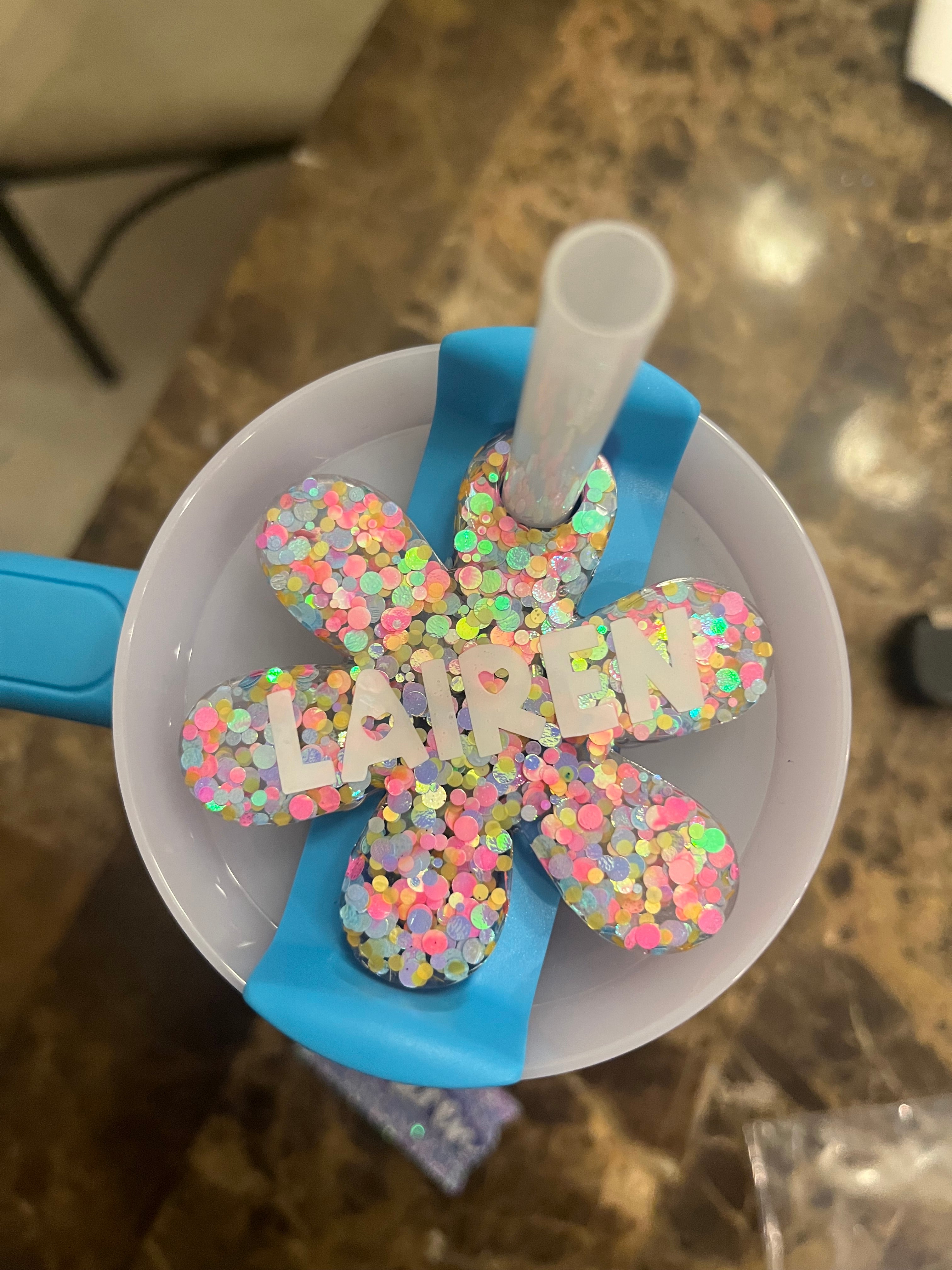Tumbler accessory name plate