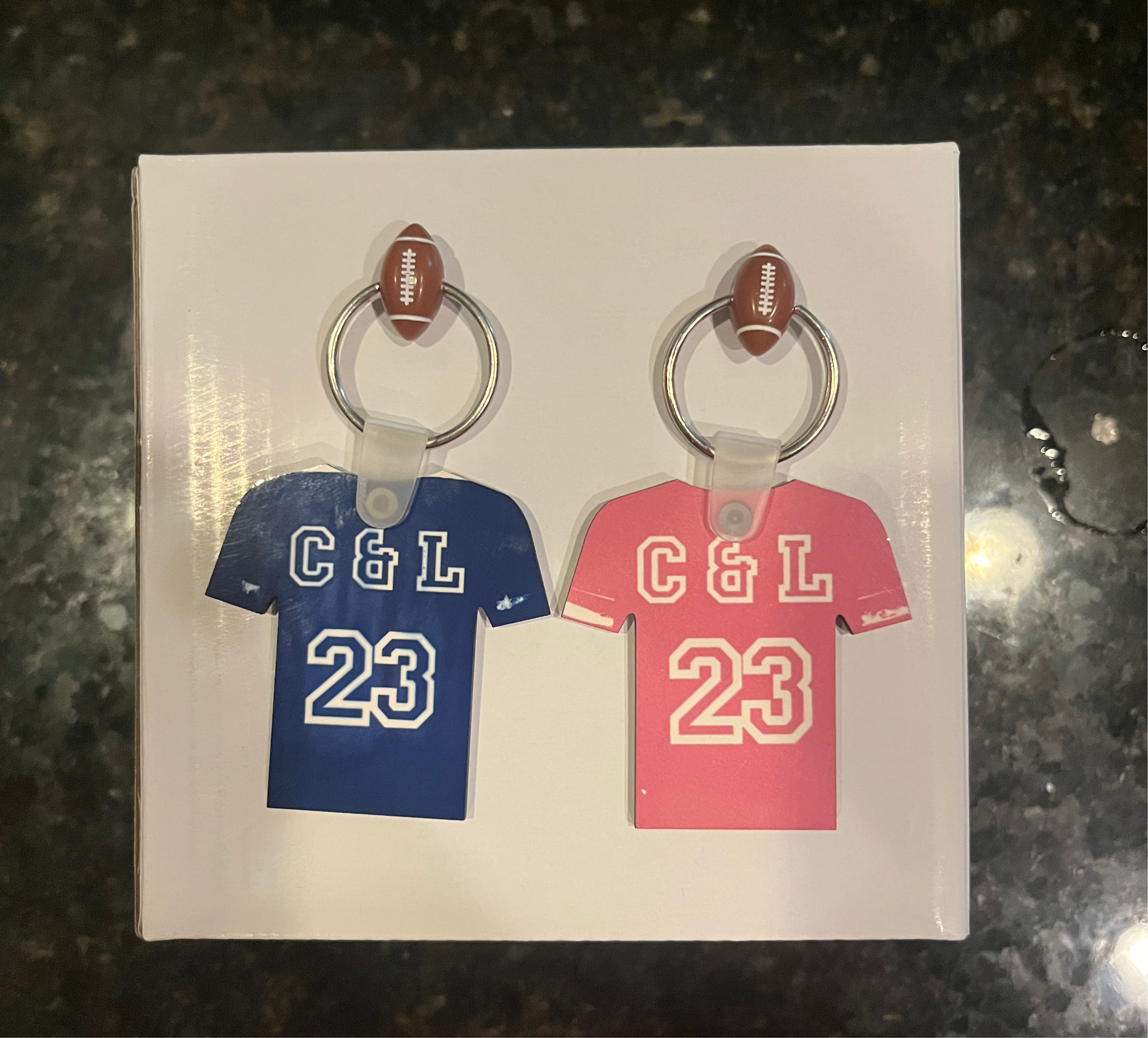 Jersey keychains